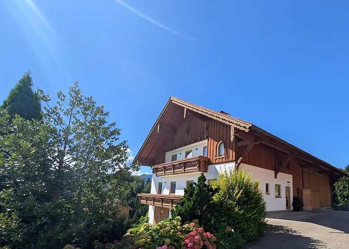 Am Bauernhof, Seeblick, Bergpanorama Daire